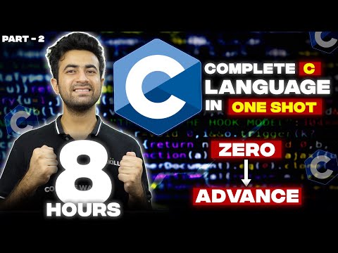 Complete C Language in One Shot - Part 2 | 100+ Questions + Notes #collegewallah