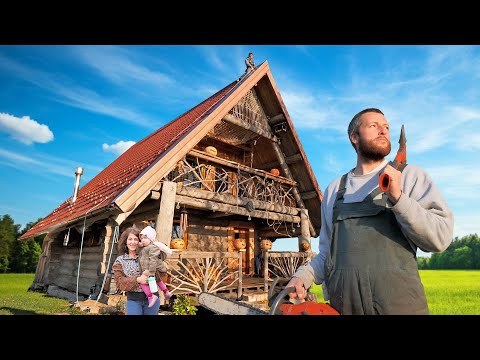 I Spend 7 Years to HAND BUILD my Dream OFF GRID LOG CABIN For My Family