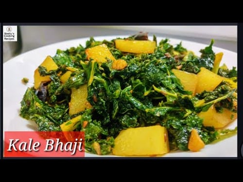 Winter's special Kale Bhaji in indian style । केल की भाजी । super healthy and nutritious ।