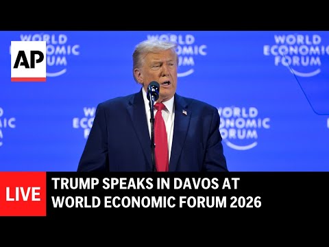 LIVE: Trump speaks at World Economic Forum 2026 in Davos (full speech)