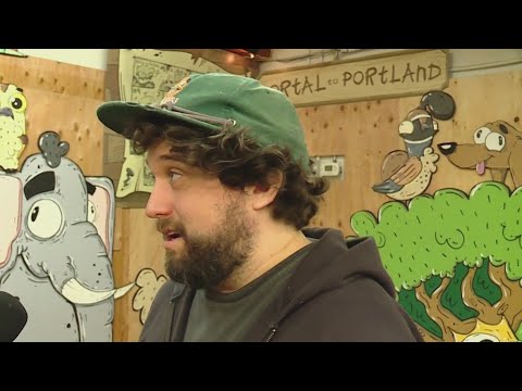 Inside local artist Mike Bennett's new studio and podcast