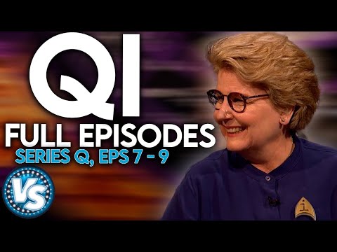 3 QI Full Episodes! Series Q, Eps 7 - 9