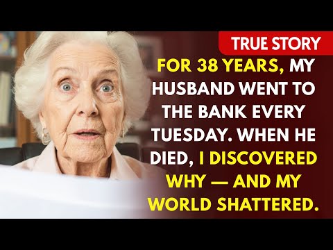 My Husband Went to the Bank Every Tuesday for 38 Years. When He Died, I Found Out Why — And Froze.