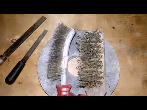 How to sharpen a rusty, dull metal file! Amazing method😱