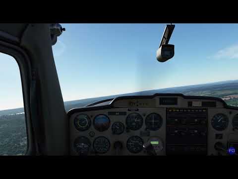 FS2020 - Flying a slip to increase drag