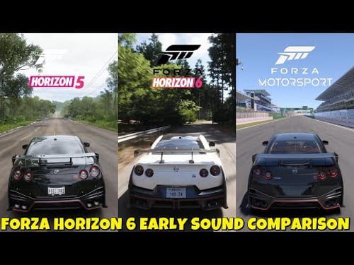Forza Horizon 6 SOUND COMPARISON vs FH5, FM8, GT7, Motorfest, NFS Unbound, TDUSC 🔊🔥