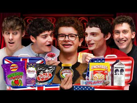 Stranger Things cast rate UK vs US School Lunches!