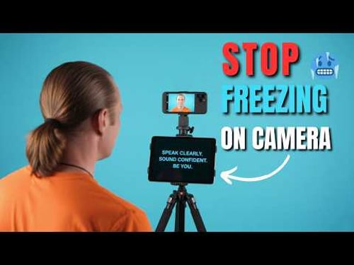 How to Talk Better on Camera! 5 Minute DIY iPad Teleprompter