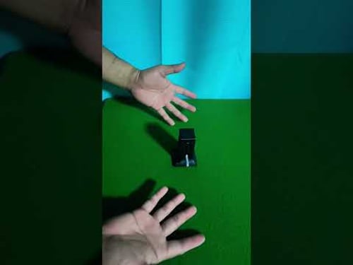 You can hear it pass through the box, but how? #viral #magic #shortvideo #trending