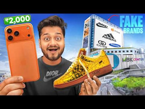 I Tested Thailand Chor Bazaar Fake Products 😳👟👜