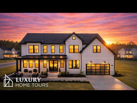 Tour This $3.4M Toll Brothers Modern Farmhouse