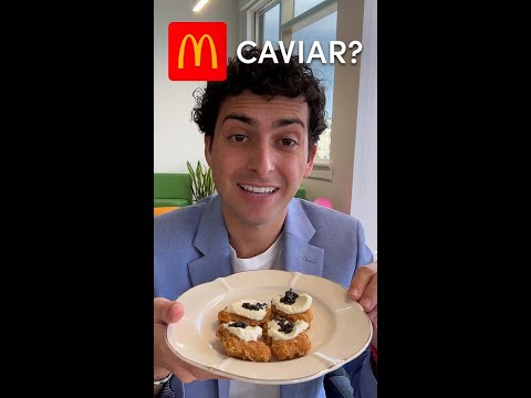 I tried McDonald's Caviar!