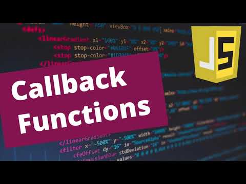 WHAT IS A CALLBACK FUNCTION IN JAVASCRIPT? - Explained with Callback Examples (2020)