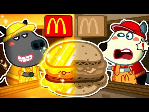 Rich Burger and Poor Burger🤑🍔Don't Let a Fake Burger Fool You Over | Educational 2D Animation