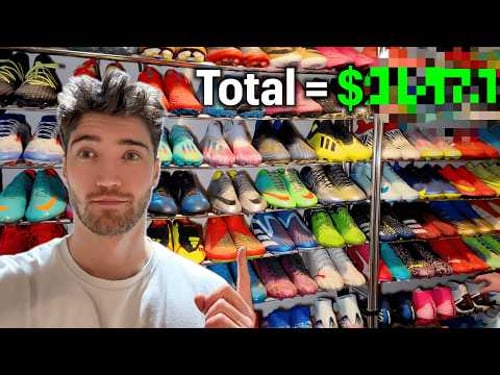 I Sold My Entire Football Boot Collection and Made $______