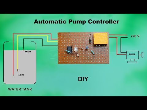 DIY Automatic Water Pump Controller at home II Low cost II
