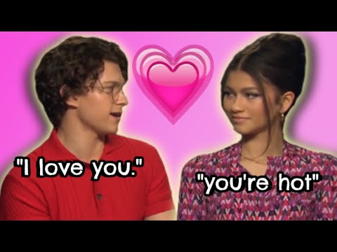 tom holland and zendaya being in love for 12 minutes straight