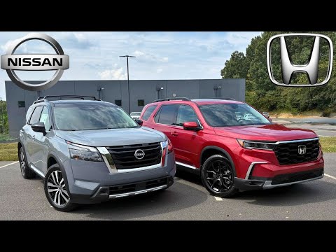 The ULTIMATE Head to Head 2025 Nissan Pathfinder Platinum vs Honda Pilot Touring
