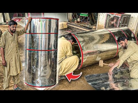 How To Manufacture Heavy Steel Drum || Making Process Steel Storage Box