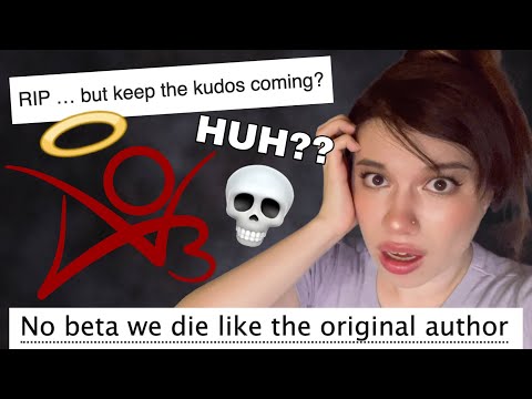 an AO3 author died (but their fanfic is still updating??)