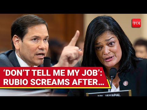 ‘Don’t Dictate…’: Rubio’s Red Hot Fight With Jayapal In U.S. House Over Student Deportation | Watch