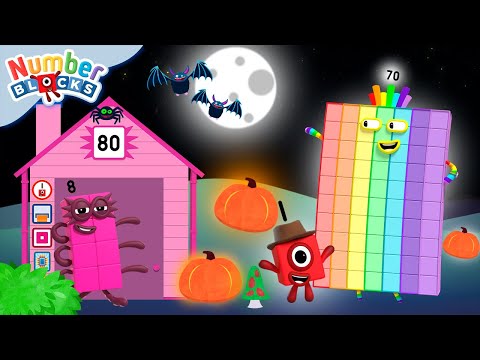 할로윈 특집 🎃 | 스페인어 숫자 블록 | 전체 에피소드 | 즐거운 휴일