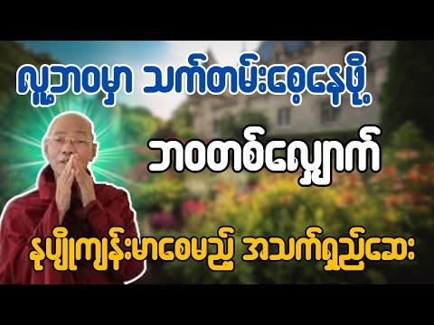 လူ့ဘဝမှာ သက်တမ်းစေ့နေဖို့ ဘဝတစ်လျှောက် နုပျိုကျန်းမာစေမည့်အသက်ရှည်ဆေး တရားတော် - ပါချုပ်ဆရာတော်