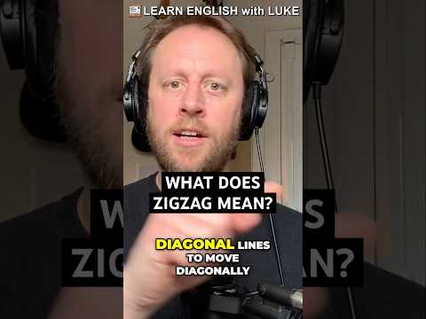 ZIGZAG meaning β‘οΈand CROCODILES π #learnenglish #vocabulary