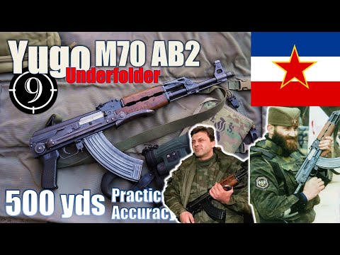 Yugo AK 🇷🇸 M70AB2 (Zastava under-folder) to 500yds Practical Accuracy