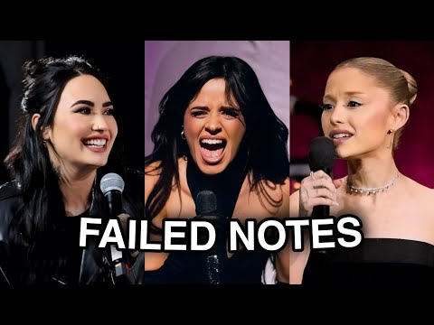 Female Singers' TERRIBLE Vocal Fails