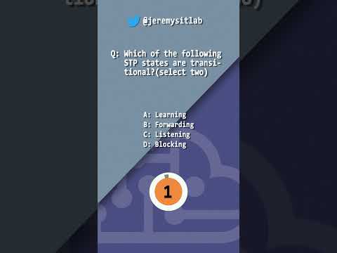 CCNA QUIZ // Spanning Tree Protocol (STP) (1) // #shorts