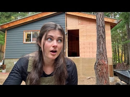 Building My Dream Homestead (the walls are up on the cabin!) Ep. 16