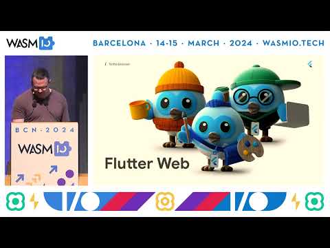 Flutter, Dart, and WASM: Shipping a new model for Web applications by Kevin Moore @ Wasm I/O 2024