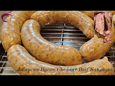 How to Make Jalapeno Bacon Cheddar Beef Sausage