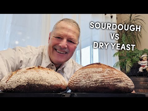 How to make Rustic Italian Bread - Sourdough VS. Dry Yeast - comparison
