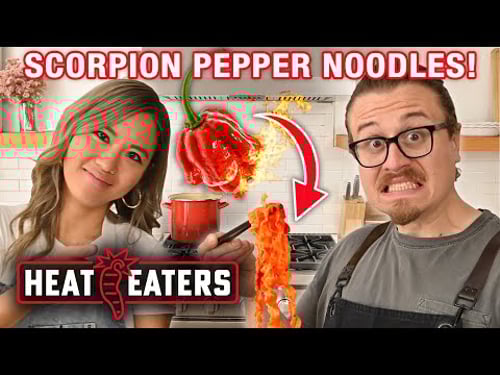 Joshua Weissman Makes Spicy Instant Noodles GOURMET! | Heat Eaters