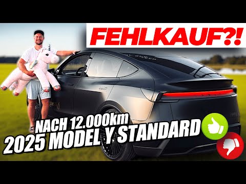 2025 TESLA MODEL Y STANDARD a WRONG BUY? Conclusion after 12,000 km | EFIEBER