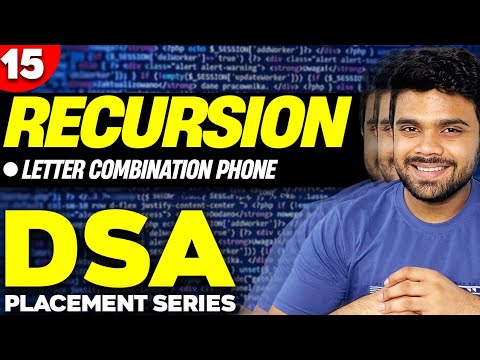 Ep15- Letter Combinations of a Phone Number | DSA | Codes available in description
