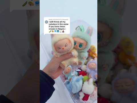 βIM GUNNA THROW MY LABUBUS IN THE SNOW IF YOU HAVE THESE EMOJIS IN FIDGETSβ βοΈπ₯Ά #trending #labubu