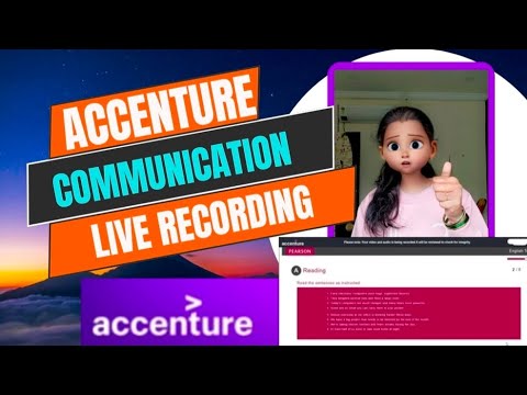 Accenture communication assessment live record 👍 with clear explanation 🤗 #accenture #communication