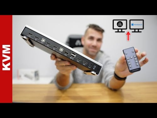 KVM Switch Dual Monitor Setup | 2 Computers to 2 Monitors β Mac & PC