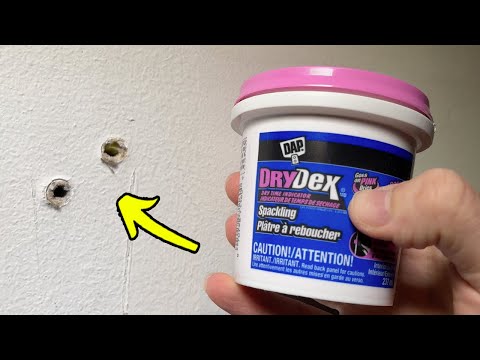 How to Use DAP DryDex Spackling to Fix Drywall Holes