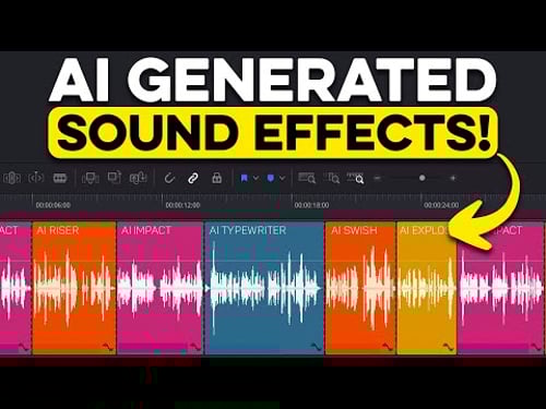 How To Add AI Sound Effects To Your AI Generated Videos - NEW ElevenLabs Update