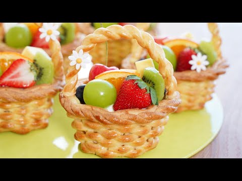Mini Fruit Pie Recipe / Homemade Pie / Fruit basket pie / Special Lemon Cream