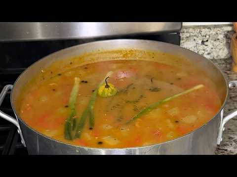 Jamaican Chicken Soup with Pumpkin