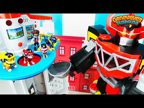 Paw Patrol Rescue Mission: Romeo's Giant Megazord & the My Size Lookout Tower!