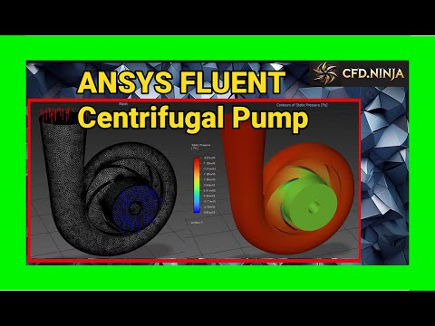 ✅ Ansys Fluent - Centrifugal Pump Simulation