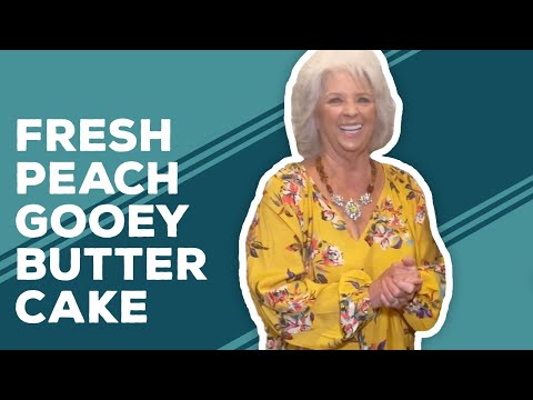 Love & Best Dishes: Fresh Peach Gooey Butter Cake Recipe