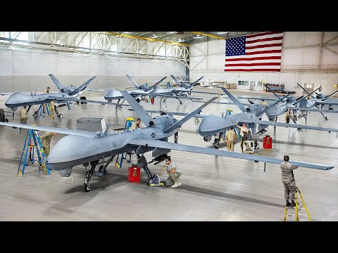 Inside Massive US Hangars Building Scary Fleet of MQ-9 Reaper Drones