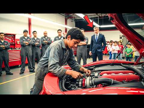 "IMPOSIBLE ARREGLAR ESTO" CUANDO UN CHICO POBRE RESUELVE EL PROBLEMA DE UNA FERRARI QUE NI LOS...